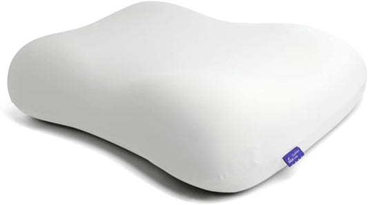 C CUSHION LAB Deep Sleep Pillow, Patented Ergonomic Contour Design for Side & Back Sleepers, Orthopedic Cervical Shape Gen...