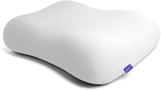 C CUSHION LAB Deep Sleep Pillow, Patented Ergonomic Contour Design for Side & Back Sleepers, Orthopedic Cervical Shape Gen...