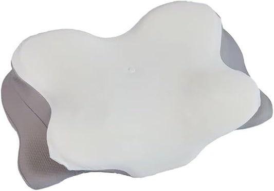 Fyova Neck Pillow Patented Contour Design with Premium Memory Foam for Neck Pain Relief Adjustable for All Sleepers