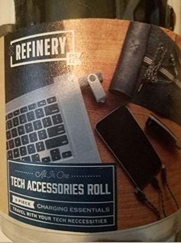 5 piece Charging Essentials All in one Tech Accessories Roll | Portable Charger | Earphones | 3-in-1 USB Charger | Flashdr...