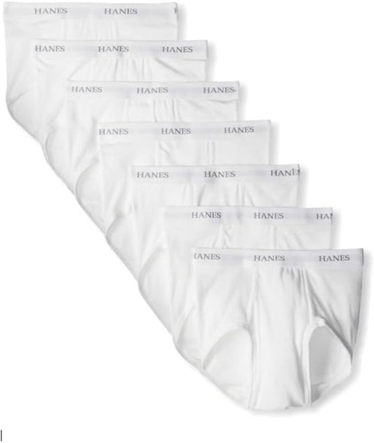 Hanes Men's Ultimate Underwear Briefs Pack, 7-Pack, Moisture-Wicking Underwear, Cotton Briefs