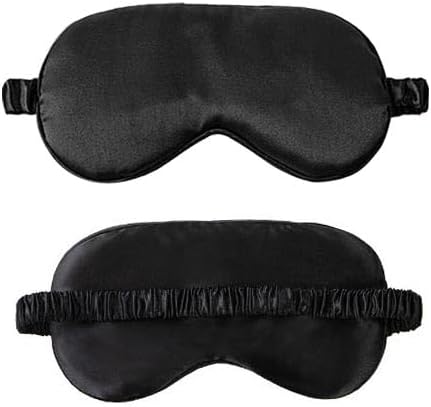Black Eye Mask for Sleeping,Soft and Comfortable Fabric, Eye Shade Cover for Night,Travel Nap