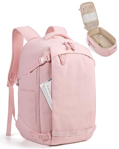 BAGSMART Travel Backpack Women, 15.6 Inch Carry On Backpack Flight Approved, TSA Approved Personal Item Travel Bag, Water ...