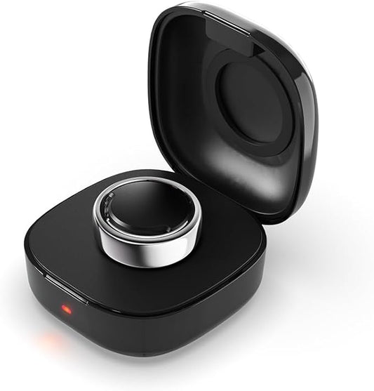 WONJOY Wireless Charging Case Compatible with Oura Ring Gen3 Charger - Size 7 - Portable Travel Charging Box for Smart Rin...