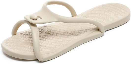 Kattmas Travel Slippers Shower Shoes For Men Women - Foldable Flip-Flop Sandals Non-Slip Quick-Dry, Portable House Shoes F...