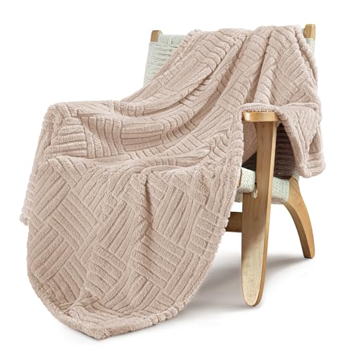 Whale Flotilla Lightweight Fleece Throw Blanket for Couch, Fuzzy Soft Blankets with Decorative Jacquard Pattern for All Se...