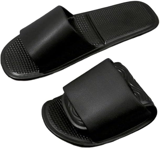 Foldable Portable Travel Slippers Lightweight Soft Non-slip Indoor Slippers For Spa Hotel Travel Business Trip Home Guest