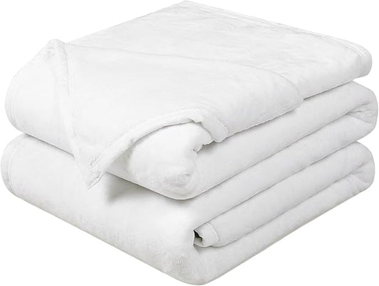 Soft Queen Size Blanket All Season Winter Warm Microplush Lightweight Thermal Fleece Blankets for Couch Bed Sofa,90x90 Inc...