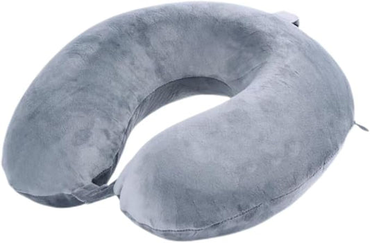 Far win Travel Pillow,100% Pure Memory Foam U Shaped Neck Pillow,Super Lightweight Portable Headrest Great for Airplane, C...