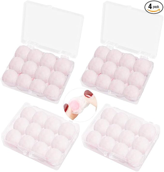 24 Pair Wax Ear Plugs for Sleeping Noise Cancelling Reusable Wax Earplugs Cotton Wool Ear Plugs for Swimming