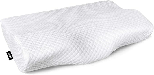 ZAMAT Memory Foam Pillow for Neck Pain Relief, Adjustable Orthopedic Ergonomic Cervical Pillow for Sleeping with Washable ...