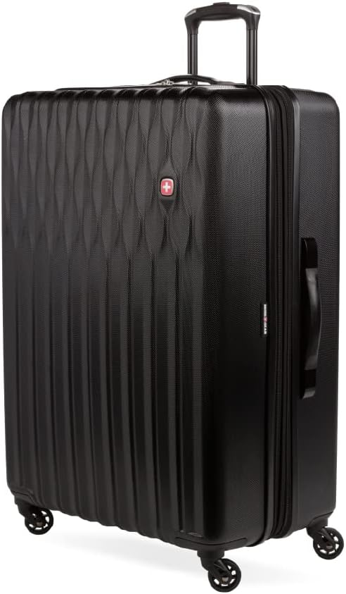 SwissGear 8018 Expandable Luggage, Hard Shell Large Luggage with Spinner Wheels