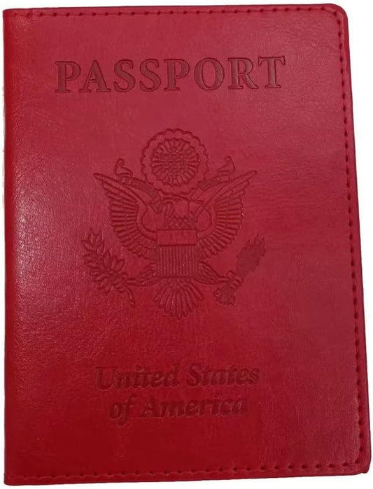 Passport and Vaccine Card Holder Combo Sturdy Durable Passport Holders with CDC Vaccine Card Slot Waterproof Passport Cove...