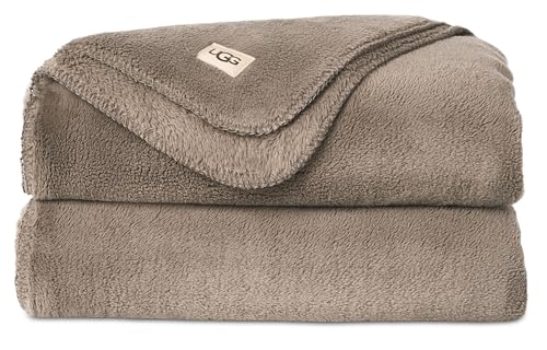 UGG Throw Blanket Fleece Lightweight Soft Cozy Throw for Bed or Chair, Luxury Home Decor, Giftable Christmas Blankets, Mac...