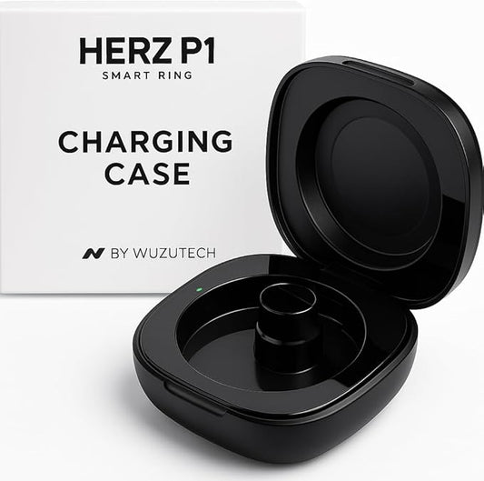 WuzuTech Herz P1 Rapid Charging Case - Smart Ring Portable Charging Case with 200 mAh Battery Magnetic Charger | Charges H...
