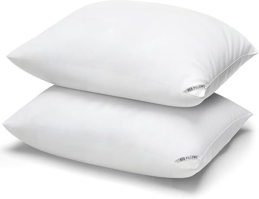 Piwaal Luxury Hotel Pillows for Sleeping 2 Pack,Bed Pillows Standard Size Set of 2,Down Alternative Filling,Pillows for Ba...