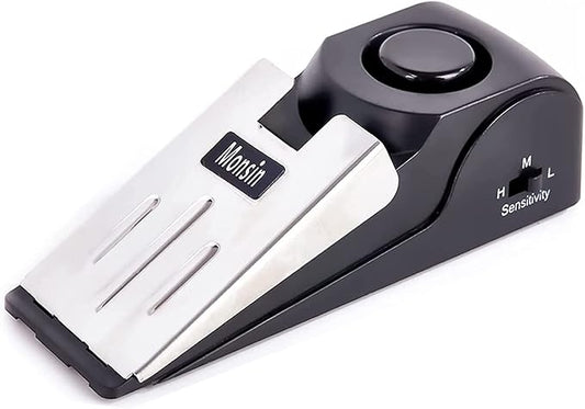Door Stop Alarm, Door Stopper with 120DB Security Alarm, Floor Wedge Doorstop for Travel Apartment Home House (Pack of 1)