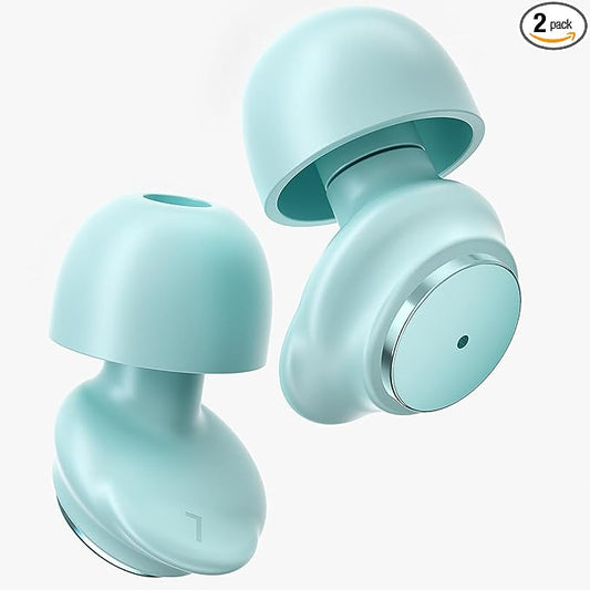 SwanChic Ear Plugs for Sleeping Noise Cancelling, 45dB Hearing Protection for Concerts Earplugs Noise Reduction Reusable S...