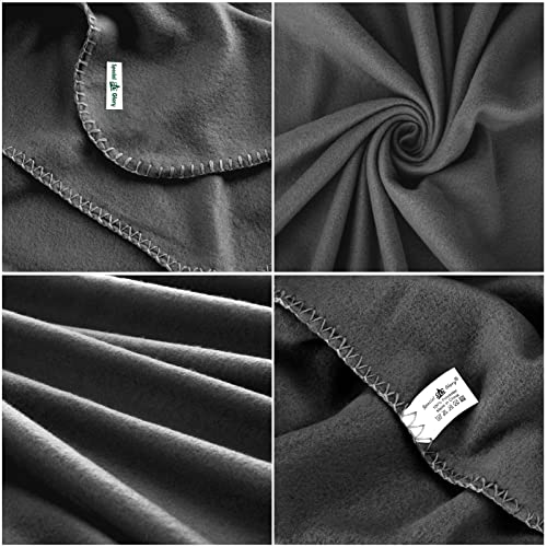 Special SG Glory Fleece Throw Blankets Solid Lightweight Warm Soft Cozy Pet-Friendly for Home Bed Sofa Couch Dorm Office W...