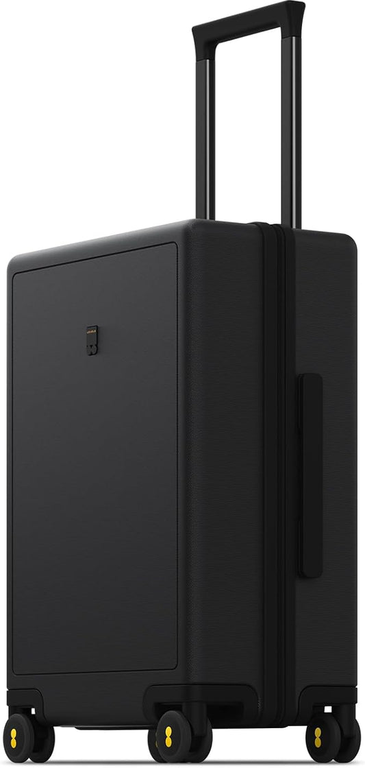 LEVEL8 Hard Shell Carry on Luggage Airline Approved, Carry-on Suitcases with Wheels, Lightweight Luminous Textured Hardsid...