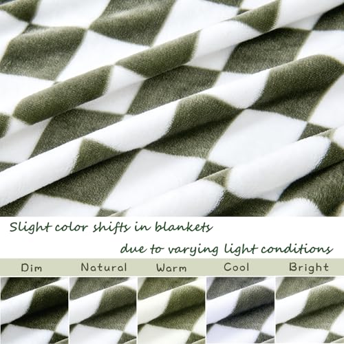 Yurhap Checkered Baby Blanket Fleece Baby Blankets for Boys, Ultra Soft Cozy Fluffy Infant Toddler Newborn Receiving Blank...