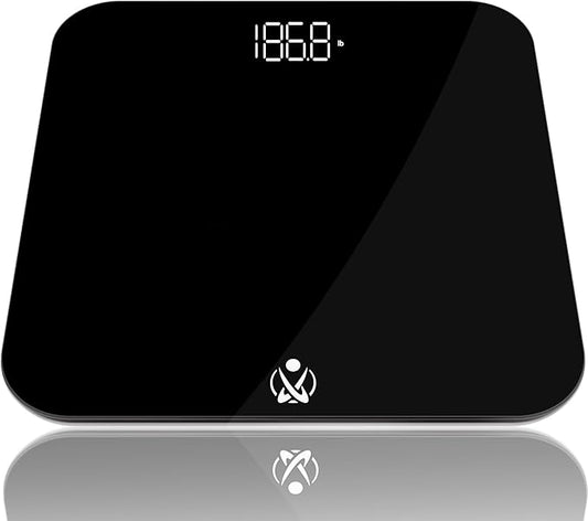 INEVIFIT Bathroom Scale, Highly Accurate Digital Bathroom Body Scale, Measures Weight up to 400 lbs. Includes Batteries