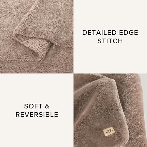 UGG Throw Blanket Fleece Lightweight Soft Cozy Throw for Bed or Chair, Luxury Home Decor, Giftable Christmas Blankets, Mac...