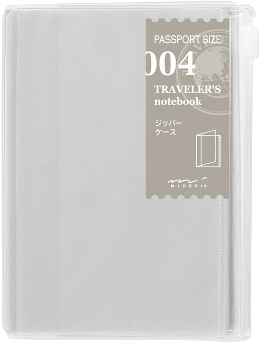 Midori Traveler's Notebook (Refill 004) Zipper Case Passport Size