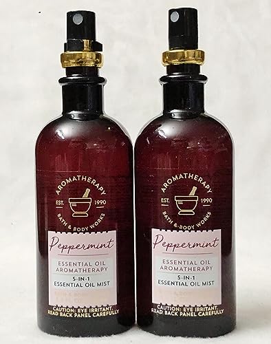 White Barn Peppermint 5-in-1 Essential Oil Mist 5.3fl.Oz [2-Pack]