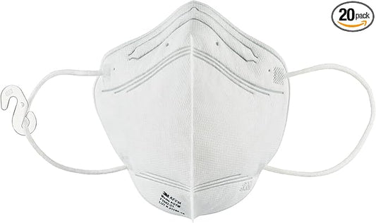 3M Filtering Barrier Face Covering, Soft, Breathable Materials for Added Comfort, Convenient and Disposable, One Size, 20-...