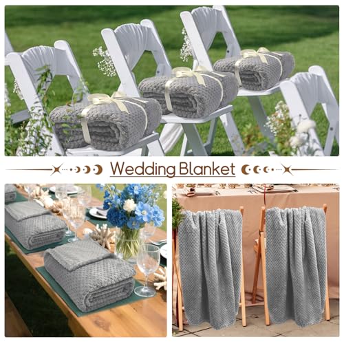 Tewloss 4 Pack Fleece Throw Blankets 50x60 Inches - 270 GSM Ultra Soft Plush Flannel for Bed Couch Sofa, Lightweight Warm ...