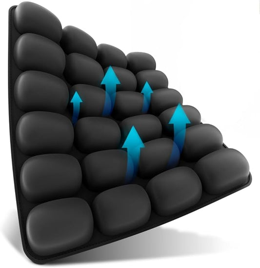 Sondur Travel Cushion – CloudAir Technology Airplane Seat Cushion – Inflatable Travel Cushion for Long Flights – Portable ...