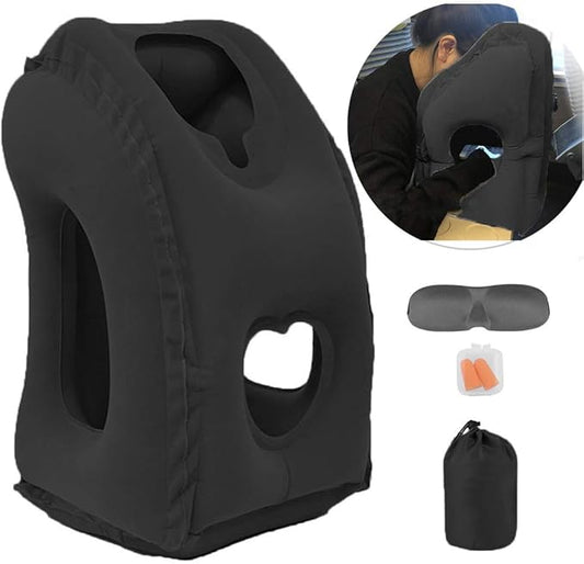 Kimiandy Inflatable Travel Pillow for Airplane, Neck Air Pillow for Sleeping to Avoid Neck and Shoulder Pain, Support Head...