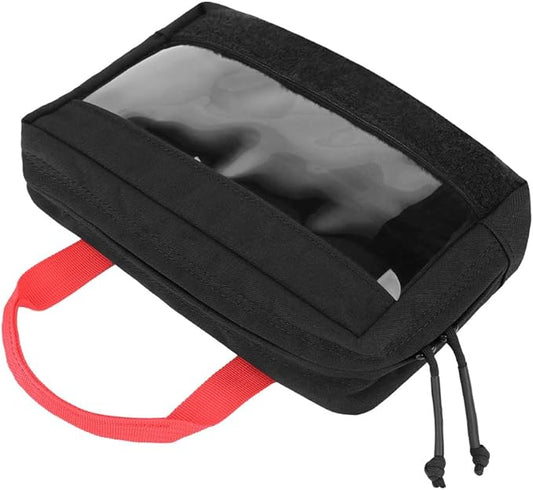 KRYDEX Clear Top Insert Bag with Hook Panel Tactical Packing Cube Travel Organizer Bag (Small)