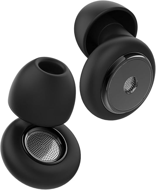 Ear Plugs for Sleeping for Side Sleepers, 45dB Noise Cancelling Ear Plugs, Comfortable Soft Silicone Hearing Protection fo...