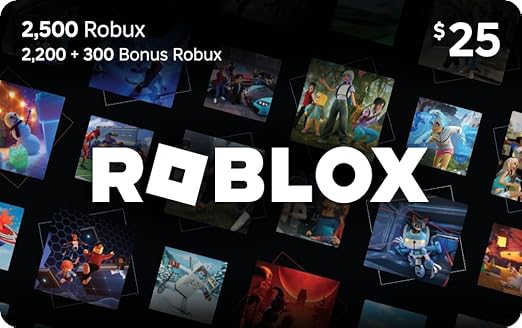Roblox Digital Gift Card - 2,500 Robux [Includes Exclusive Virtual Item] [Digital Code]