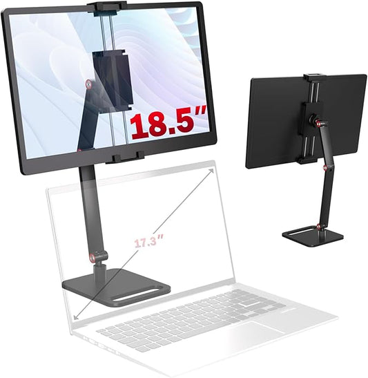 Hnfrwd Portable Monitor Stand Holder for 6-18.5 Inch,Universal Desktop Version Expandable Display Base Adjustable Portable...