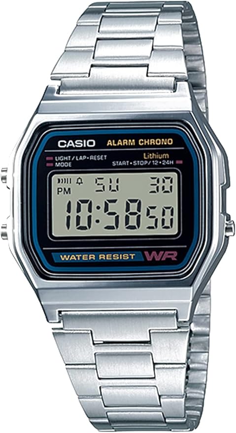 Casio A158WA Series | Unisex Digital Watch | Vintage | WR | 100 SEC Stop Watch | Daily Alarm | Regular Time Keeping: Hour,...