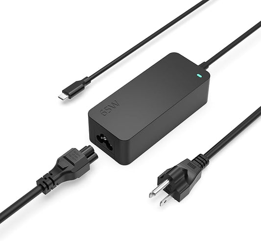 Nicpower USB C Laptop Charger for Lenovo - Compatible with Thinkpad, Yoga, Chromebook, Thinkbook, IdeaPad, 65W/45W AC Adap...