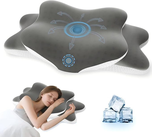 Cervical Neck Pillow for Neck and Shoulder Pain Relief, Memory Foam Pillow, Ergonomic Contour Side Sleeper Pillows, Soft C...