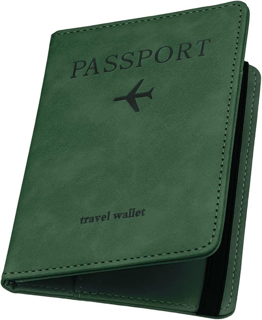 ILIYAH-Passport Cover-Passport Holder Travel Wallet-RFID Blocking Passport Case Travel Accessories Card Holder Wallet Unis...