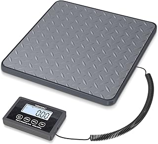 THINKSCALE Shipping Scale, 440 lbs/1 oz Highly Accurate Postal Scale with Hold/Tare/LCD Display, Lightweight Digital Posta...
