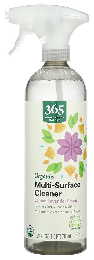 365 By Whole Foods Market, Organic Multi-Surface Cleaner, Lavender Lemon, 24 Fl Oz