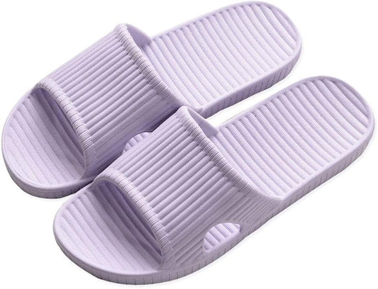 VIDSID Shower Slippers for Women Men, Quick Drying Lightweight Non Slip Open-toe EVA Travel-friendly Breathable Shoes Slid...