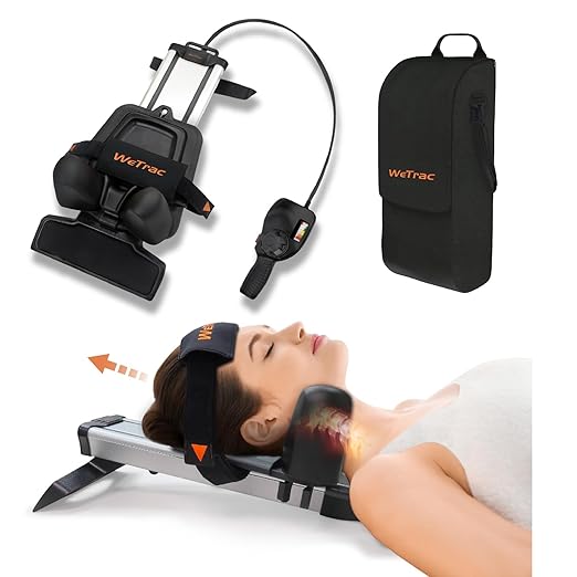 iSTIM WeTrac Cervical Neck Traction Device, Relaxer and Stretcher, Pain Relief for Spinal Decompression, Relieving Pinched...