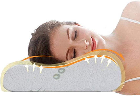 Ecosafeter 2026 New Upgrade Memory Foam Pillow- Cervical Orthopedic Deep Sleep Neck Pillow-Superior Comfort for Neck Shoul...