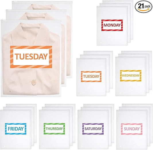 Packing Cubes Kids and Baby Travel Organizer Pouches, Suitcases and Luggage Travel Bags for Boys and Girls Summer Camp, Cr...