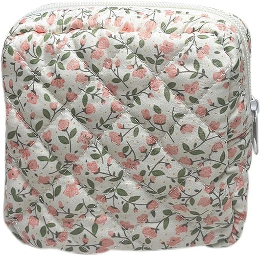 Cosmetic Bag Travel Organizer Durable Portable Storage Pouch Multipurpose Sanitary Napkins Bag(C)