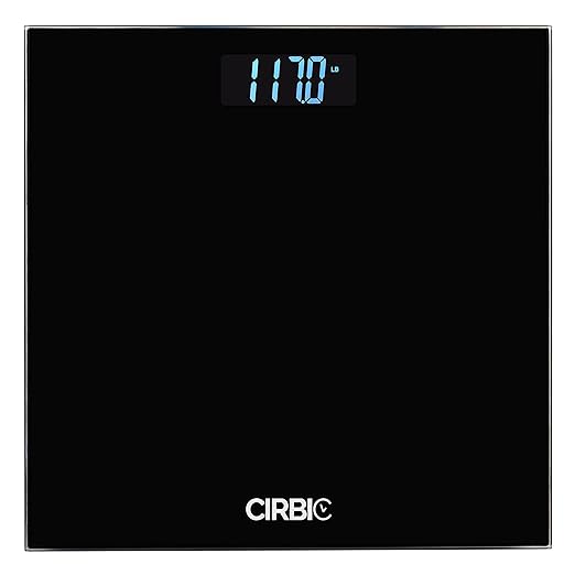 Talking Scales - Big Numbers and Clear Loud Voice Announcement of Weight (Black)