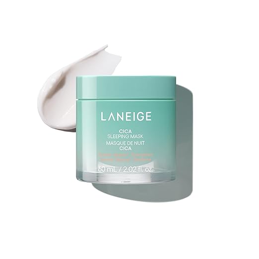 LANEIGE Cica Sleeping Mask: Korean Sensitive Skin Sleeping Mask for Soothing Hydration & Barrier Repair